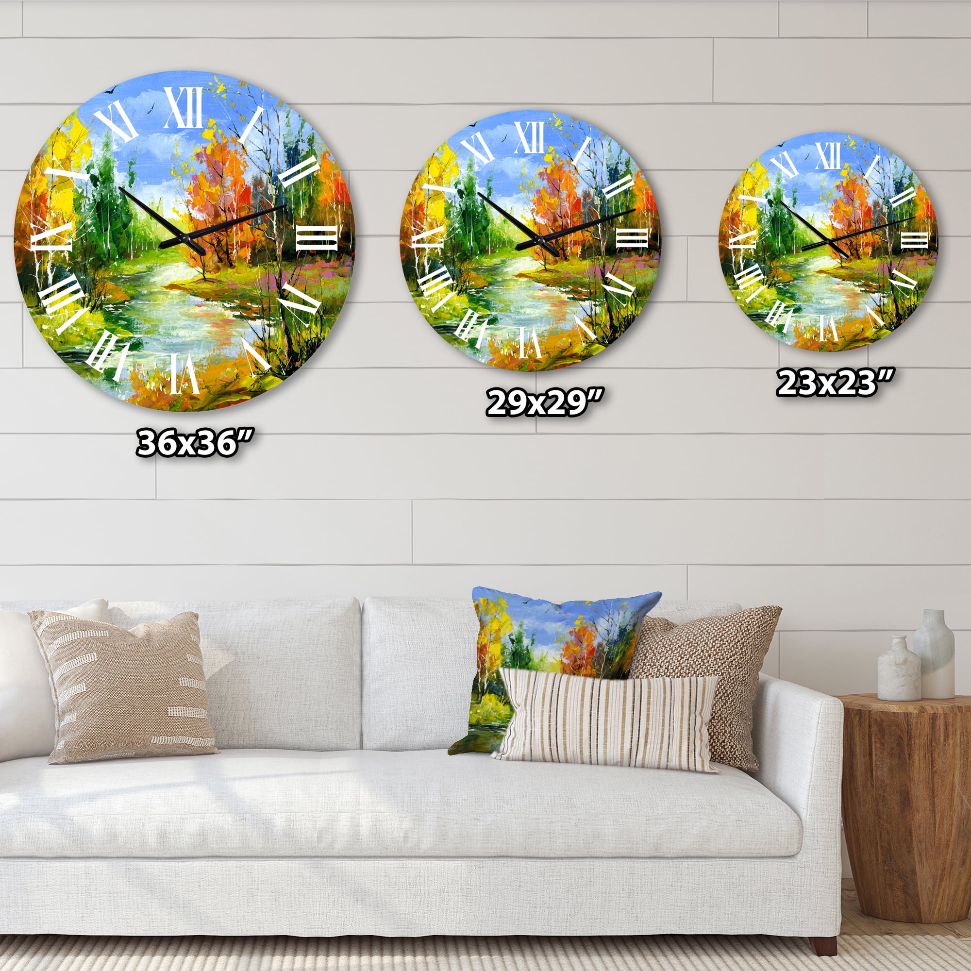Designart 1 in Quartz Wall Clock