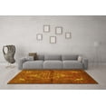 thumbnail image 3 of Ahgly Company Machine Washable Indoor Rectangle Persian Yellow Traditional Area Rugs, 5' x 8', 3 of 4