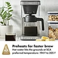 thumbnail image 4 of OXO Brew 8‑Cup Coffee Maker with Podless Single‑Serve and Glass Carafe, 4 of 11