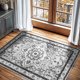 thumbnail image 4 of Sonoro Kate Alfombras 2x3 para Salón Recámara, Alfombra Interior Boho Antideslizante Lavable a Máquina, Gris, 4 of 7