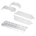 thumbnail image 1 of Chassis Guard Plate Stainless Steel Chassis Guard Plate Rc Car Accessory 5Pcs Stainless Steel Chassis Guard Plate Board Protector Fit For  X MAXX 1/10 RC Car, 1 of 8