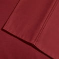 thumbnail image 5 of Superior Cotton Blend 800 Thread Count Sheet Set, Split King, Burgundy, 5 of 6