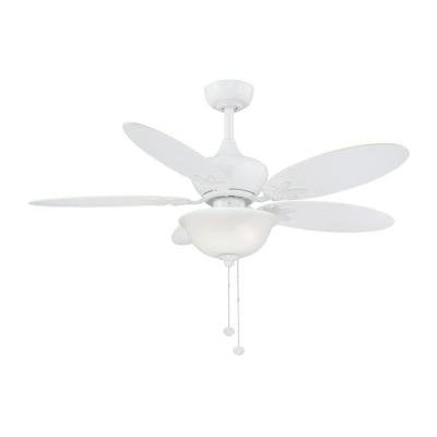 white flower ceiling fan