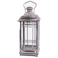 thumbnail image 2 of Set of 3 Mission Style White and Graphite Grey Candle Lanterns - 14-17-20 Inch - , Gray and White, 2 of 4