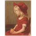 thumbnail image 2 of Louise Catherine Breslau 19x24 Gold Ornate Framed and Double Matted Museum Art Print Titled - Orange Girl (ca. 1898), 2 of 4