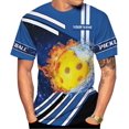 thumbnail image 3 of Personalized Pickleball Shirt 3D Pickleball Shirts for Men Women Gift for Pickleball Players Paddleball Lover Tshirt (Grey, 2XL), 3 of 8