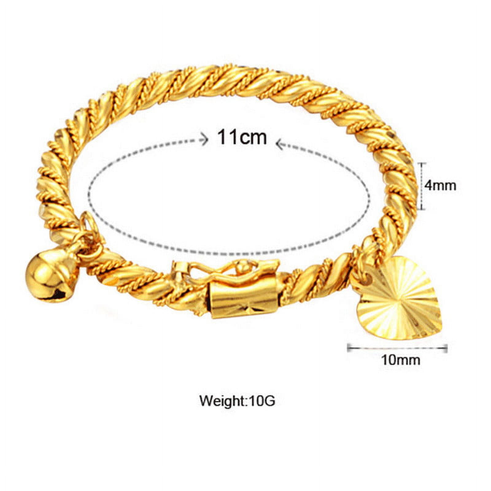 Cute Design Best Quality with Diamond Golden Color Bracelet for Men - Style  B959 – Soni Fashion®