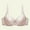 Khaki, variant on Plus Size Women's Wireless Comfortable No Steel Ring Lace Breathable Gathering Bra Woman Underwear Keep Back Straight