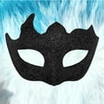 thumbnail image 2 of Xfvqtps Mens Carnival Party Half Face Mask with Elegant Design for Masquerade Balls and Themed Party Black, 2 of 7