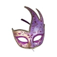 thumbnail image 3 of Máscara de , máscara de baile de graduación, máscara para festivales, suministros para fiestas de carnaval para mujeres Púrpura, 3 of 8