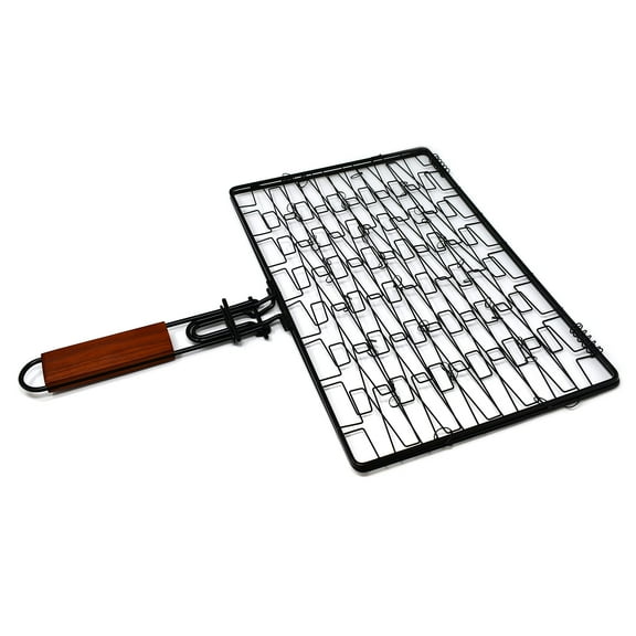 Norpro 8559 Nonstick Flexible Grill Basket, 21.25" x 10.75", Black