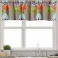 thumbnail image 3 of Ambesonne Mid Century Valance & Curtain, Modern Nature Art, 55"x24", Multicolor, 3 of 7