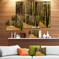 thumbnail image 3 of Dense Autumn Forest Woods - Modern Forest Canvas Art, 3 of 4
