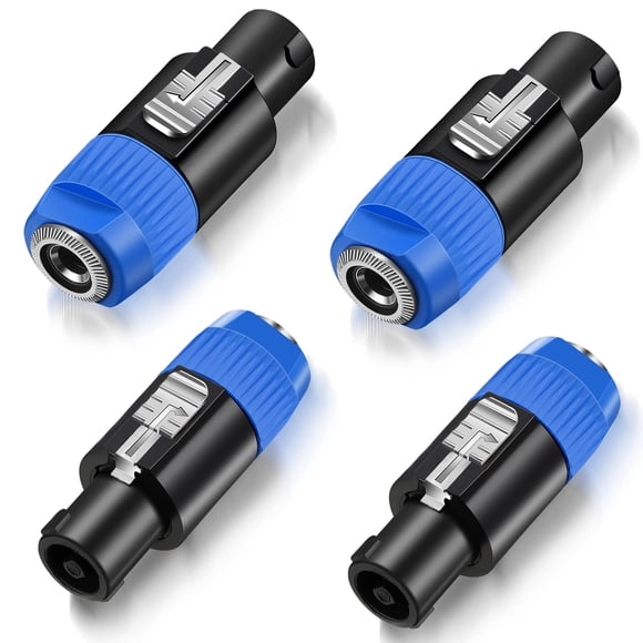 Adaptador de altavoz Flutesan NL4FC macho a 1/4 de pulgada TS hembra