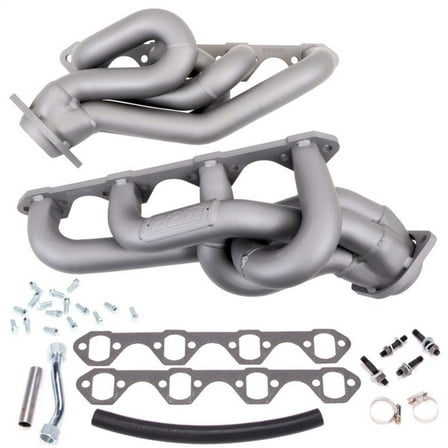 BBK Performance 1529 Equal Length Shorty Headers 1-5/8 - Titanium Ceramic Coated