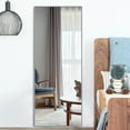 thumbnail image 2 of Full Length Floor Mirror Standing Rectangle Gray Blue 65"x22", 2 of 9
