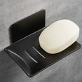 thumbnail image 2 of Practical Soap Dishes Soap Holder without drilling for Bath Sink-Nicely Fits Into Amenity Tray-Easy to Clean, Highly Durable,Black, 2 of 9