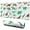 Colorful Dinosaurs Silhouettes-3, variant on Long Mouse Pads for Desk,Colorful Dinosaurs Silhouettes Pattern Desk Mats on Top Of Desks, Desk Mouse Pad Extra Large with 3mm Non-Slip Base and Stitched Edge for Gaming,Office,Work,Home 31.5"x11.8"