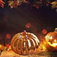 thumbnail image 6 of LED Pumpkin Lights, Holiday Lights For Indoor Decor, Battery Powered Pumpkin Lights For Halloween Home Dining Room Lounge Decorations, 6 of 8