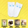 thumbnail image 4 of GASTROPOD Disposable Dog Boots for Paw Protection, 20 Pcs Pet Shoes with Adjustable Self-Adhesive Bandage, Dog Disposable Foot Covers for Outdoor & Indoor Walking (White, Large), 4 of 6