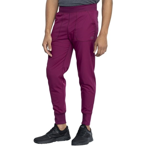 Dickies - Dickies Dynamix Scrubs Pant for Men Natural Rise Jogger DK040, M, Wine - Walmart.com