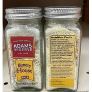 Adams Reserve Buttery House Seasoning. 2.88 oz bundle of 2 with DMC Spice Spoon included.
