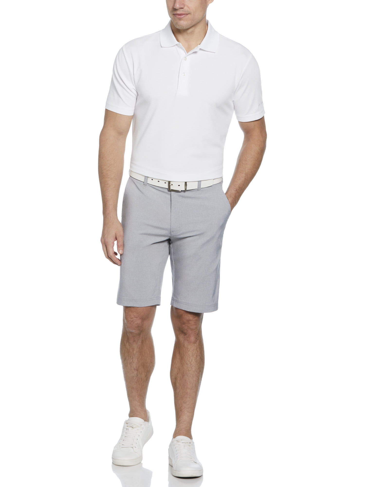 Ben Hogan Men's and Big Men's 10" Performance Heather Active Flex Waistband 4-Way Stretch Golf Shorts