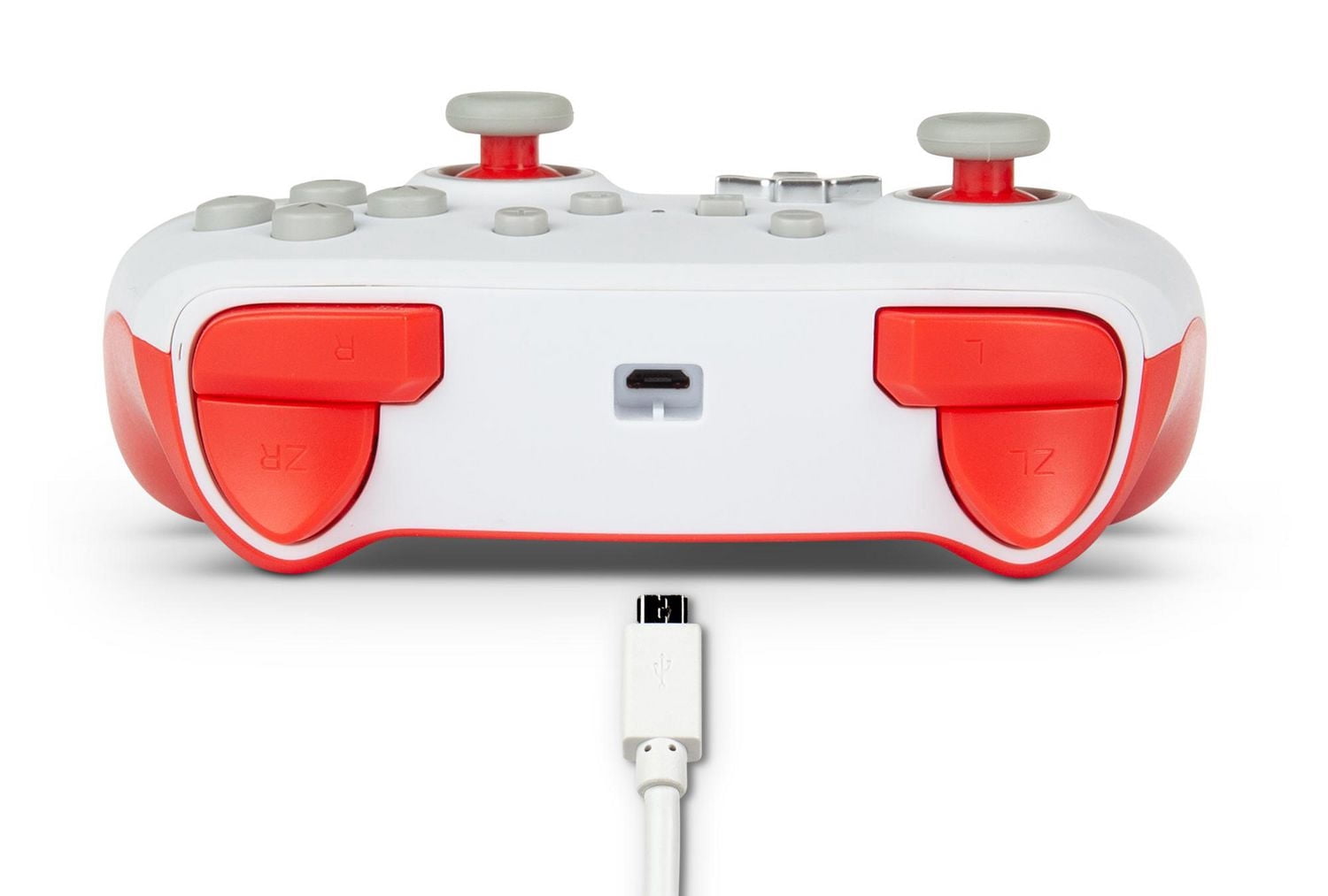 PowerA  Enhanced Wired Controller for Nintendo Switch - Mario White
