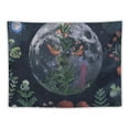 thumbnail image 5 of Creowell  Botanical Moon Phase Tapestry - Floral Plants Boho Tapestry Wall Hanging Bohemian Mandala Wall Tapestry for Bedroom Aesthetic Home Dorm 40x30inch, 5 of 6