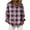 #0039-Pink, variant on Uootdi Gift Christmas Plaid Long Sleeve Shirts for Women Plaid Christmas Retro Color Block Patchwork Shirt Fall Fashion Must Haves