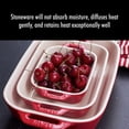 thumbnail image 4 of Staub Ceramic 3-pc Rectangular Baking Dish Set - Cherry, 4 of 11