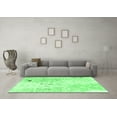 thumbnail image 3 of Ahgly Company Indoor Rectangle Abstract Emerald Green Modern Area Rugs, 2' x 4', 3 of 4