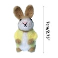 thumbnail image 3 of Penkiiy Handmade Wool Felt Bunny Easter Ornaments Party Home Decoration Hanging,Easter Ornament Rabbit Gift Party Home Decor, 3 of 6