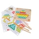 thumbnail image 1 of Kinder Spielzeug Montessori Holz Spielzeug Hände Gehirn Training Clip Perlen Puzzle Tablero Juego de matemáticas Baby Frühe Pädagogische Spielzeug Ormromra HFP-0066, 1 of 8