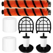 Avaenzo Replacement parts for Shark LZ600 LZ601 LZ602 LZ602C APEX UpLight Lift-Away DuoClean Vacuum Cleaner.2 Soft Brush,2 Pre-Motor Filter,2 Post-Motor Hepa Filter,2 Foam Filters