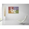 thumbnail image 5 of Epic Art 'Give Yourself the Same Love' by Marla Rae, Acrylic Glass Wall Art, 36"x24", 5 of 5