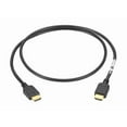 thumbnail image 2 of Black Box EVHDMI01T-002M Black Box HDMI to HDMI Cable, M/M, PVC, 2-m (6.5-ft.) - HDMI for Audio/Video Device, TV, Satellite Receiver - 6.56 ft - 1 x HDMI Male Digital Audio/Video - 1 x HDMI Male, 2 of 6