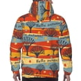 thumbnail image 7 of Daiia Vibrant Autumn Forest Hues for Men's Fashion Hoodies & Sweatshirts with Kangaroo Pocket Hooded Sweatshirt Breathable & Moisture Wicking-X-Large, 7 of 7