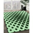 thumbnail image 2 of Ahgly Company Indoor Square Patterned Dark Forest Green Area Rugs, 8' Square, 2 of 6