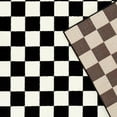 thumbnail image 5 of Luxe Weavers Checkered Black and White 8x10 Geometric Abstract Area Rug, 5 of 9