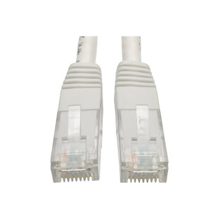 UPC: 0037332201867 | Tripp Lite 5ft Cat6 Gigabit Molded Patch Cable RJ45 M/M 550MHz 24 AWG White 5 – Patch cable – RJ-45 (M) to RJ-45 (M) – 5 ft – UTP – CAT 6 – IEEE 802.3ab/IEEE 802.5 – molded stranded – white