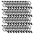 thumbnail image 2 of Black Metal Curtain Rings with Clips 40 Pack, Heavy Duty Drapery Hooks for 1 Inch Rods, Smooth Gliding Rustproof Curtain Clip Rings for Drapes Valances Sheer Panels, Interior Home Decor, 2 of 9