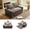 Light Coffee, variant on Kelyda Convertible Sofa Bed, 2 in 1 Modern Cloud Boneless Sofa Bed Loveseat Couch Sleeper Chairs for Living Room Light Coffee