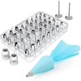 thumbnail image 1 of 42-Piece Cake Decorating Tool Sets with 36 Numbered Icing Tips, Baking Supplies, 1 of 5