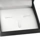 thumbnail image 3 of Caja de almacenamiento de lujo para gemelos y corbatas, para hombre, boda, 7 x 8 x 3 cm, mini caja de viaje. Cufflinks Tie Clips Set Box, 3 of 8