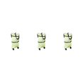 thumbnail image 3 of Transemion Versatile Foldable Shopping Trolley Bag For Various Occasions Foldable green flowers 3Set, 3 of 6
