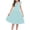 A43-Light Blue, variant on Hessimy Girls Long Sleeve Princess Party Bow Tie Tulle Skirt Holiday Birthday Wedding Outfit,special occasion(Red,15-16 Years)