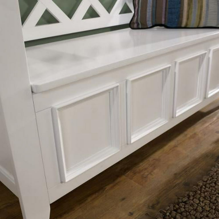 Wyndenhall halifax solid wood 48 inch wide transitional entryway storage bench online