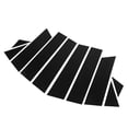 thumbnail image 4 of Pillar Post Decal, Ultra Thin Protective Gloss Black Side Window Pillar Post Trim  For Car, 4 of 8