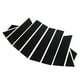 thumbnail image 1 of Calcomanía de post Pilar, Estilo 4D de Lado Negro Brillo Duradero Pilar de Pilar de Pilares de 10 Piezas para Automóbal, 1 of 7